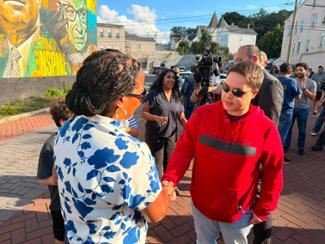 Congresswoman attends Press Conference in Danbury