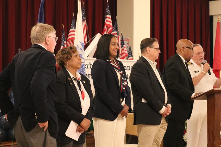Congresswoman Hayes attends a Memorial Day Ceremony in Waterbury