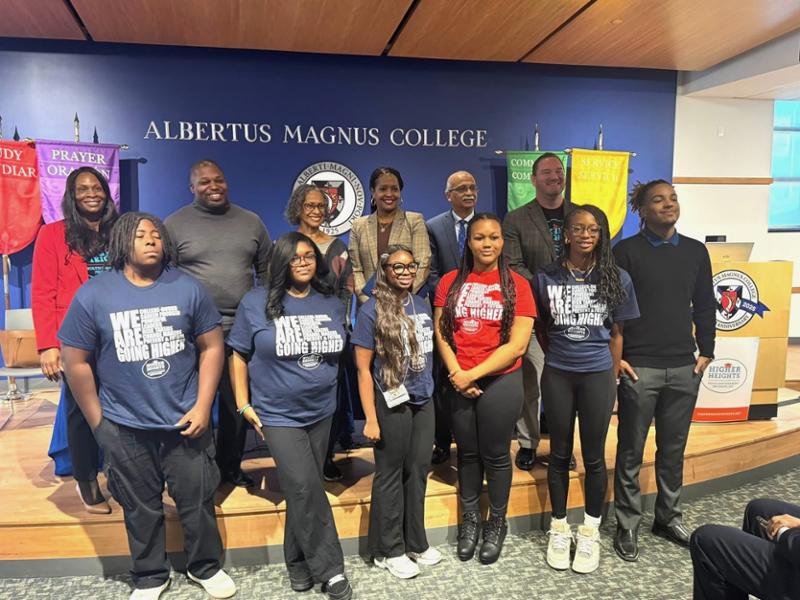 Congresswoman Hayes attends the Higher Heights Education Summit