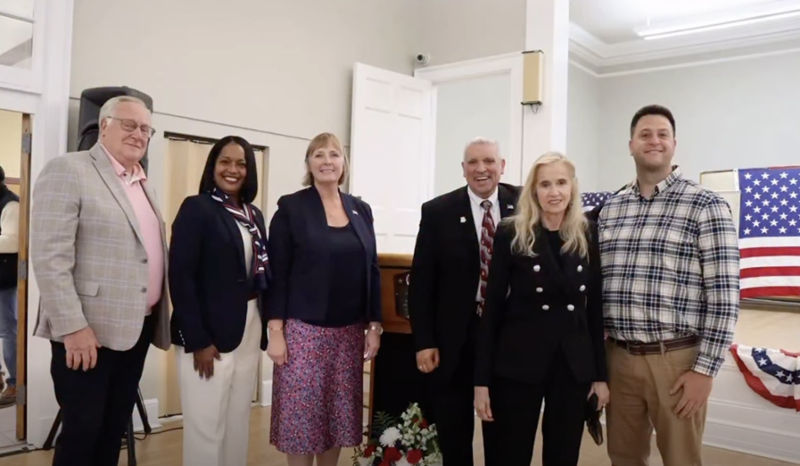 Congresswoman Hayes attends a Memorial Day Ceremony in Middlebury