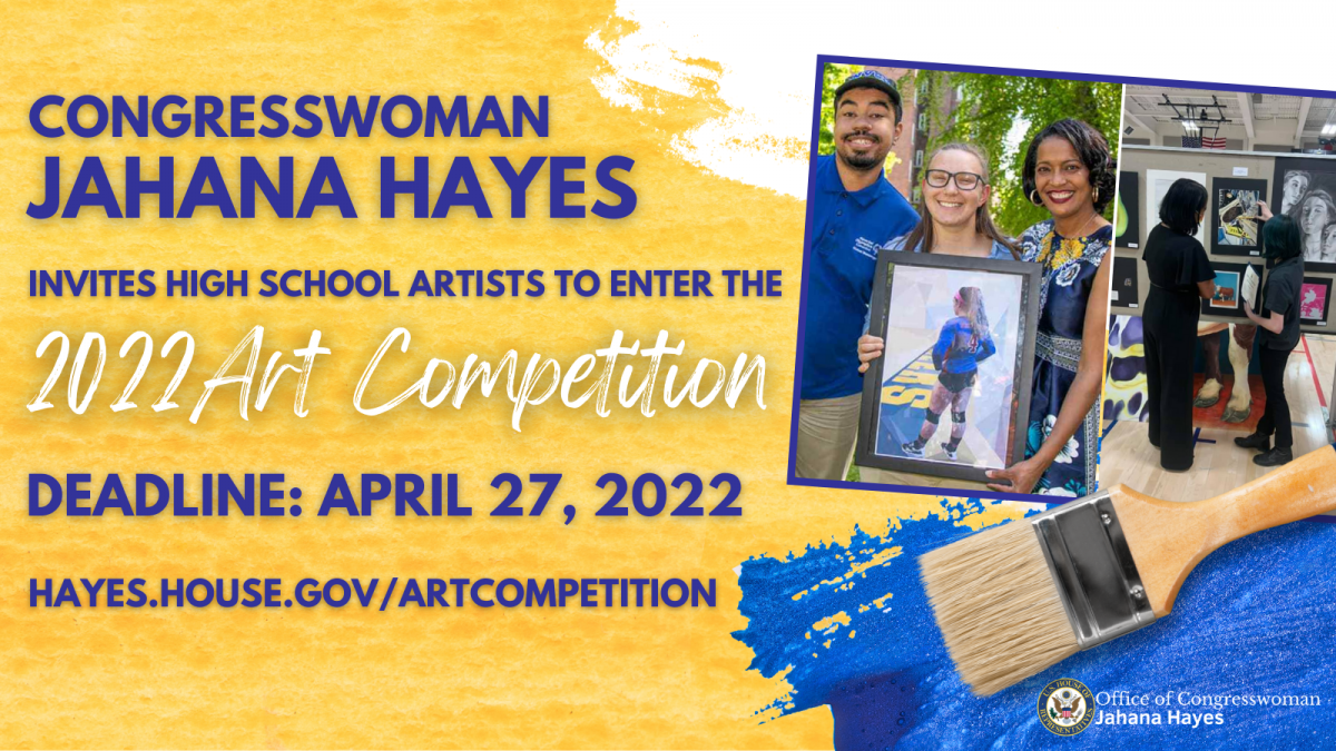 Congressional Art Competition Congresswoman Jahana Hayes