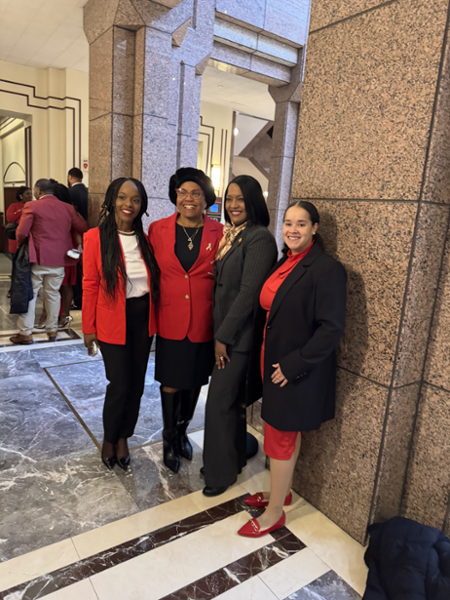 Congresswoman Hayes at Delta Day at the State Capitol