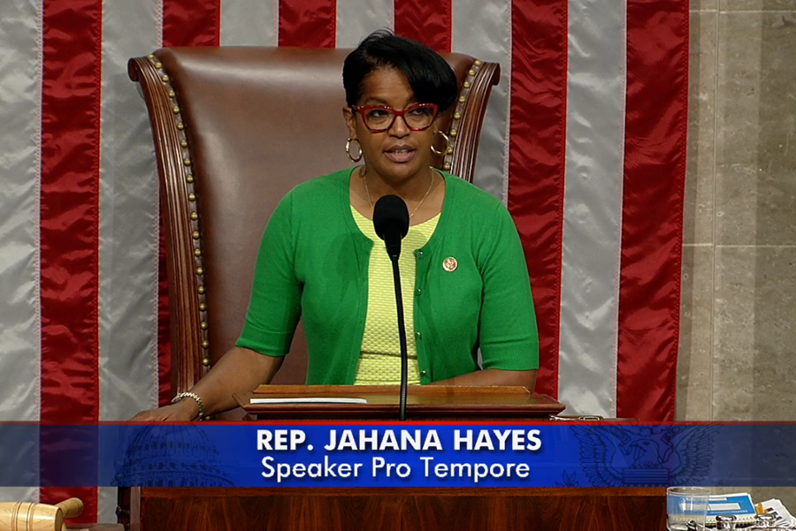Congresswoman Hayes presides over House debate on reproductive freedom